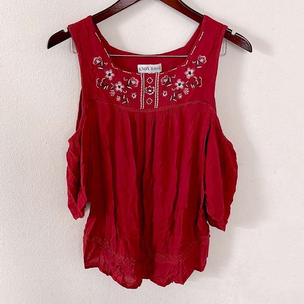Knox Rose Cold-Shoulder Shirt